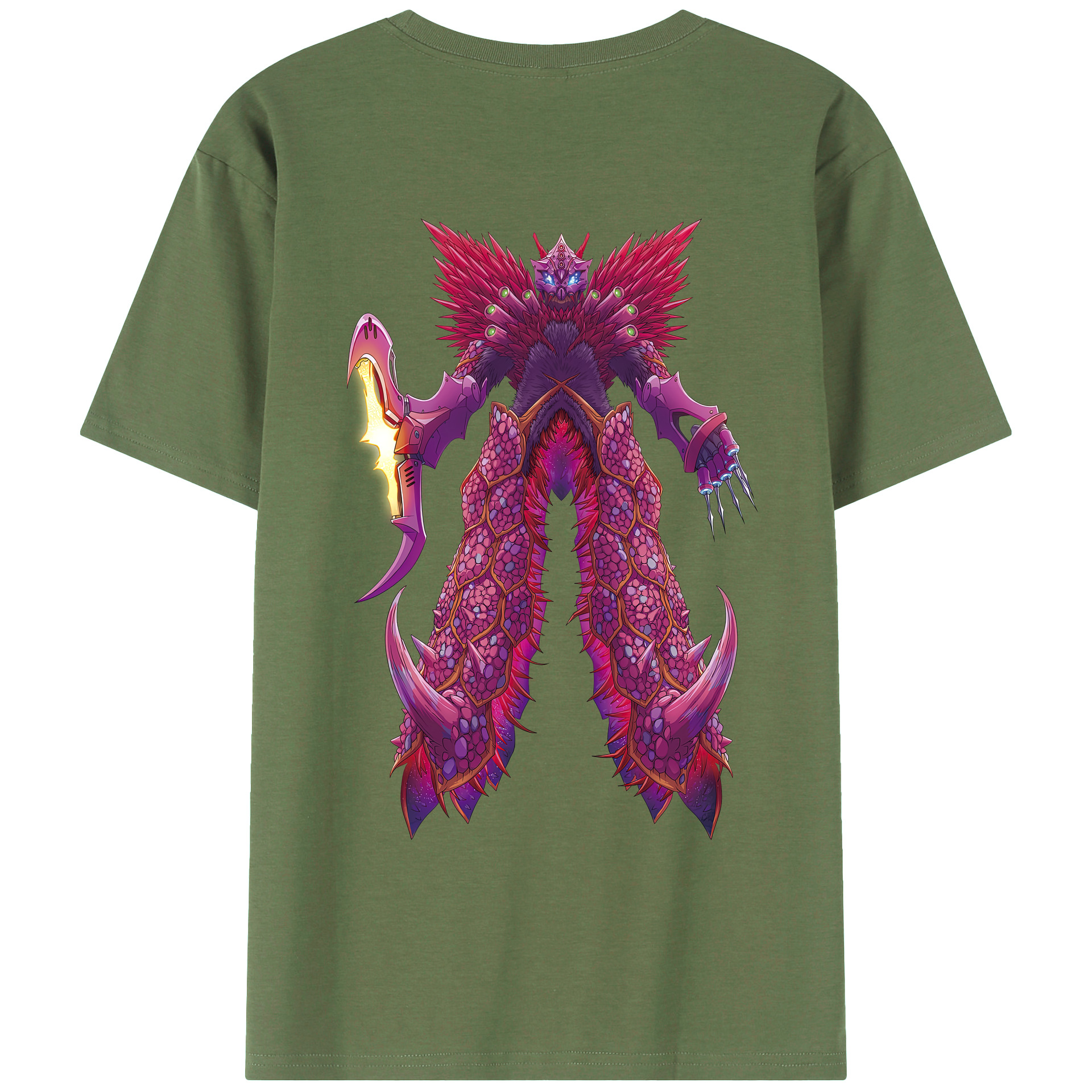 （画像用） ウルトラマン Ultraman 綿100％ メンズ半袖Tシャツ（バックプリント） 通気性